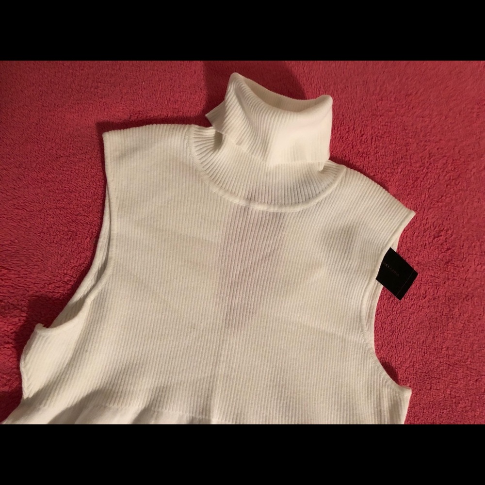 BCBGMAXAZRIA ivory top